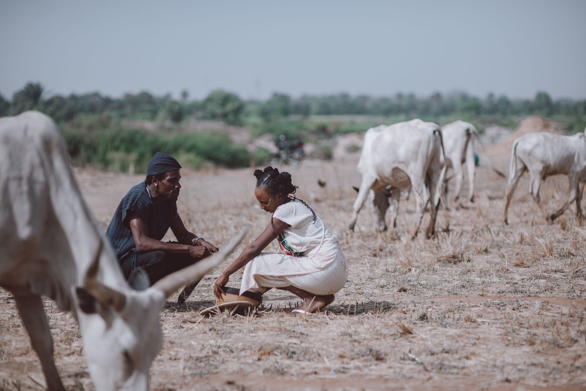 drought-hit farmers